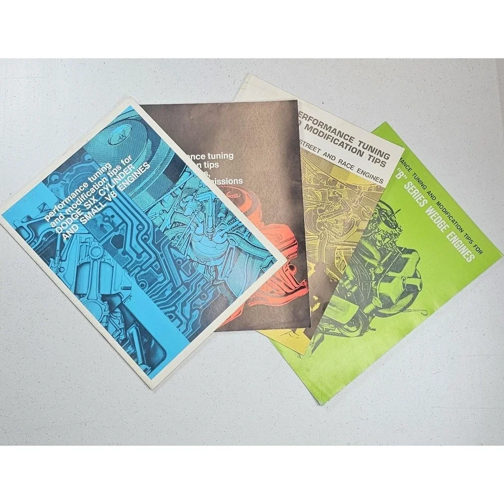 Dodge Mopar Performance Tuning Manuals Lot Hemi Slant Six 318‎ 273 Engines