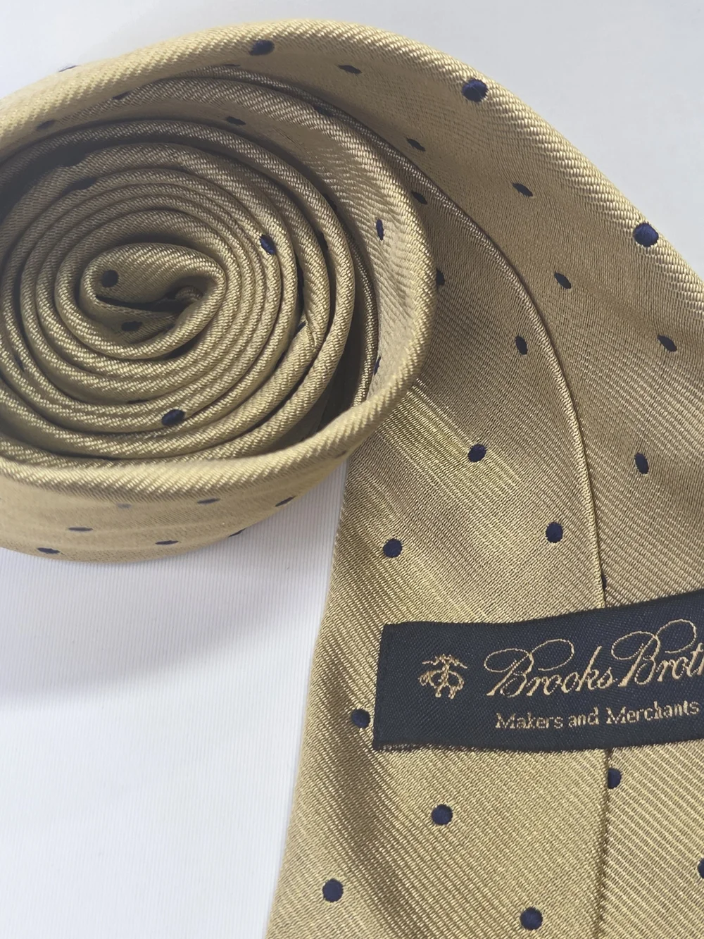Brooks Brothers classic gold