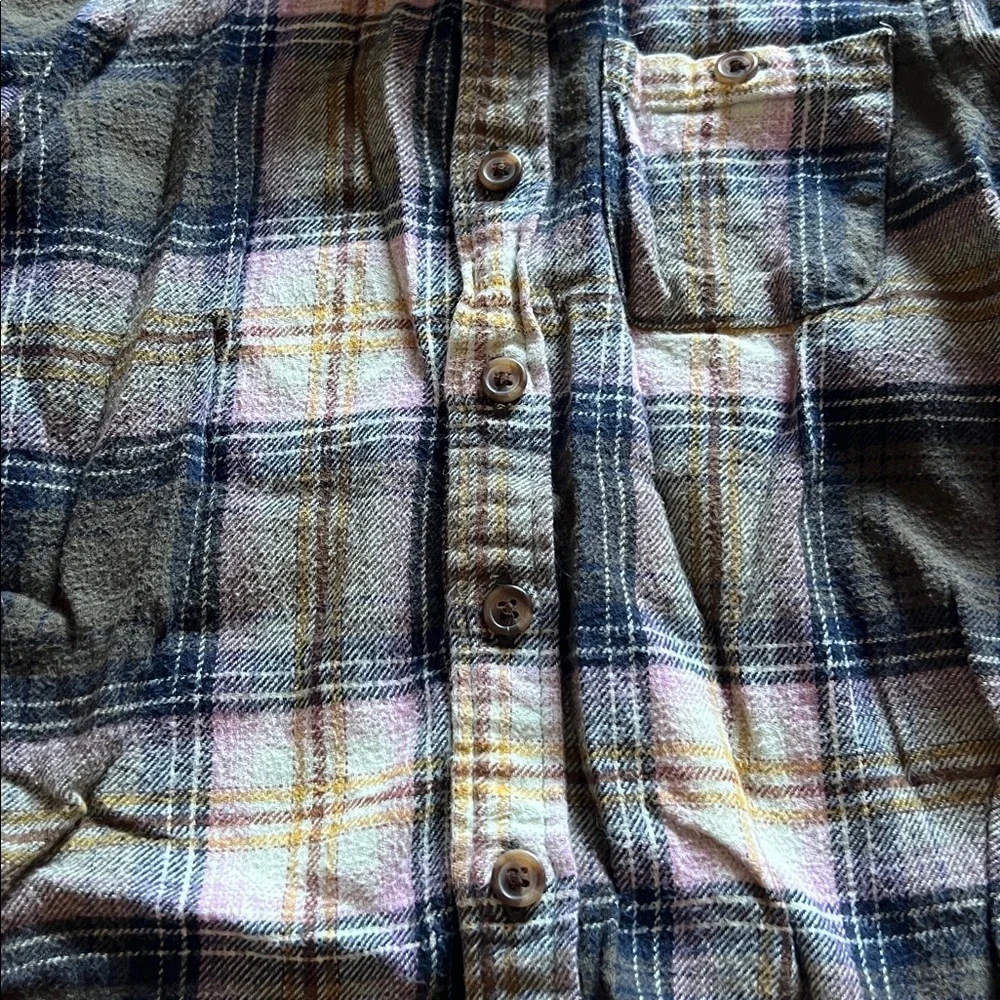 Old Navy Toddler Girl Flannel Shirt Size 3t