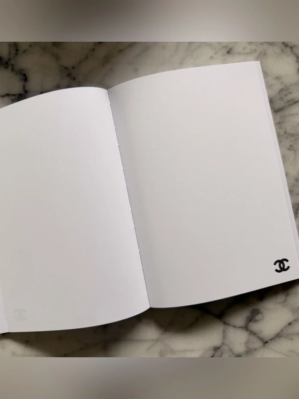CHANEL notebook gold