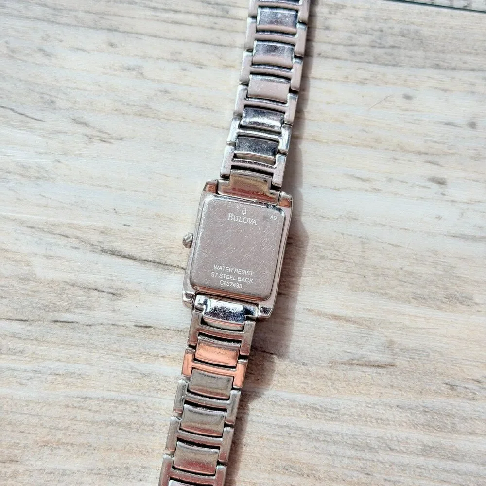 Bulova silver tone