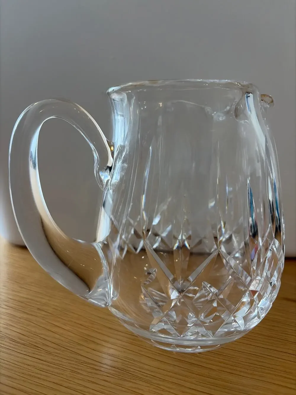 Waterford Crystal Lismore 6 ¼” 40 Ounce Ice Lip Jug Water Pitcher