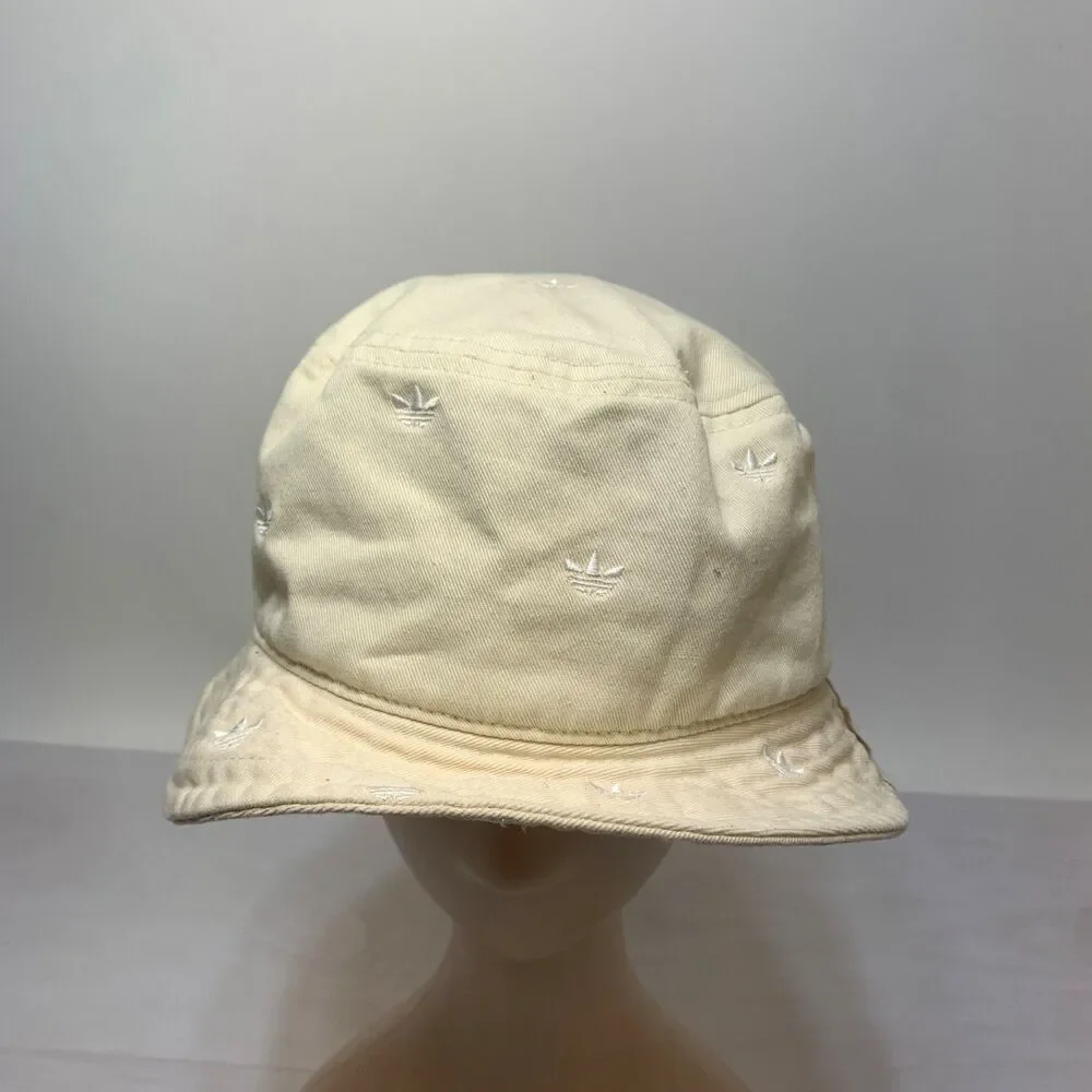 Adidas‎ Originals Trefoil Bucket Hat Off White One Size Fits Most Summer Womens