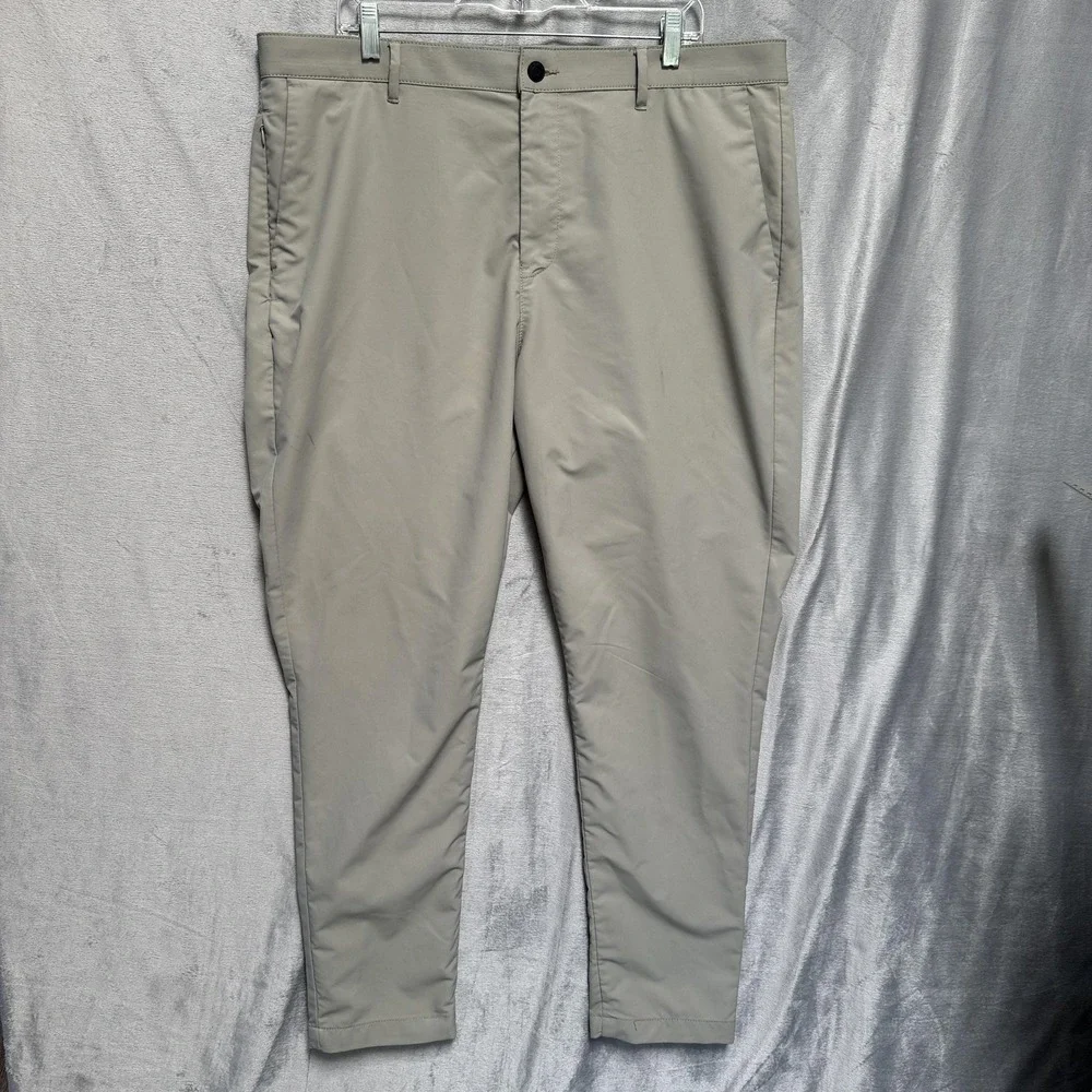 Banana Republic‎ Pants Mens 40x30 Khaki Polyester Dress Chino Golf Casual
