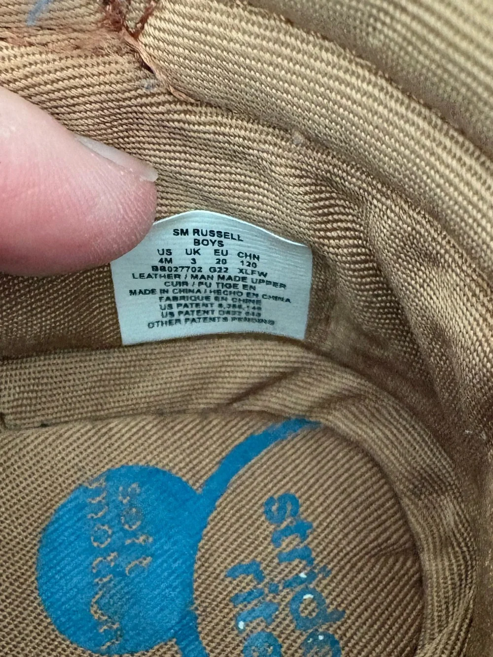 Stride Rite size infant
