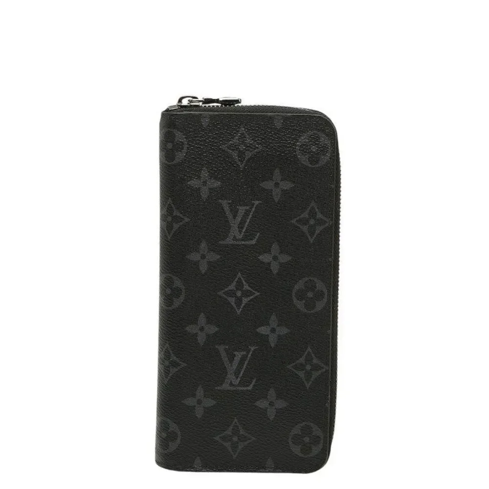 Louis Vuitton Zippy Vertical Monogram Eclipse Long Wallet