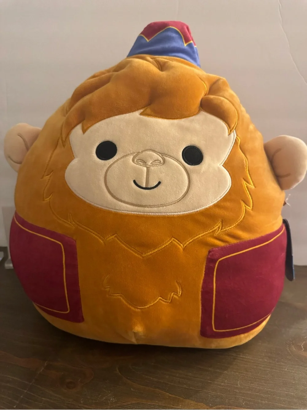Disney's Abu the monkey from Aladdin Squishmallow. plush toy NWT 16”x16”