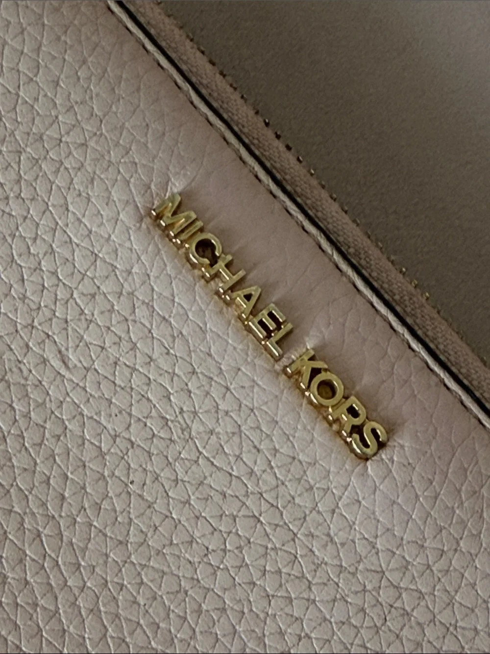 Michael Kors pebbled leather