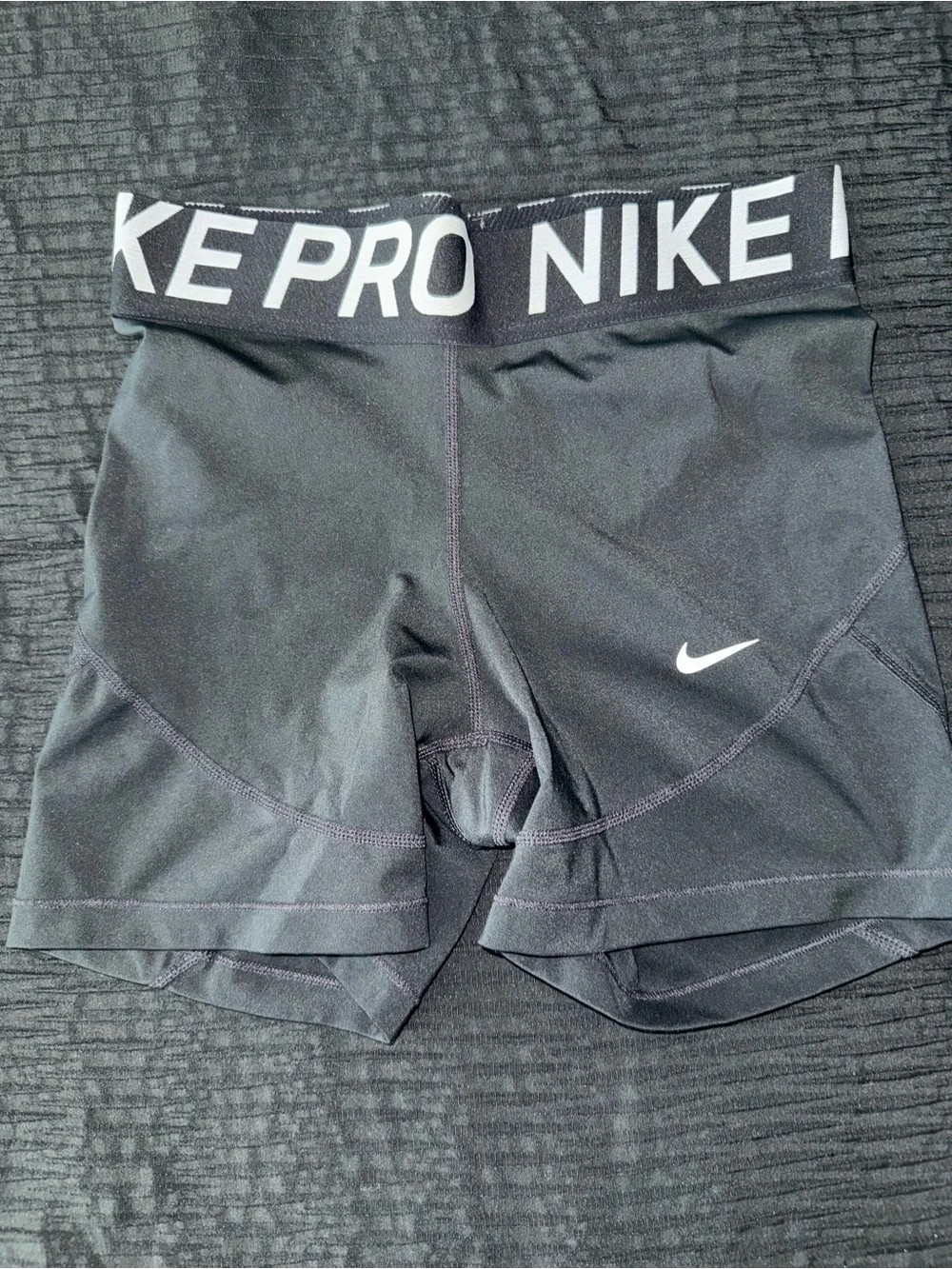 Nike Black Women’s Bike/Training Shorts with Branded Waistband
