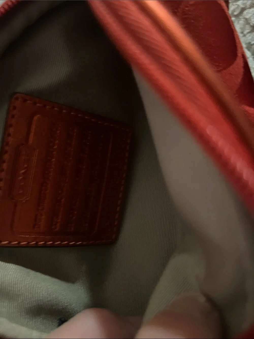 Coach satin cosmetic