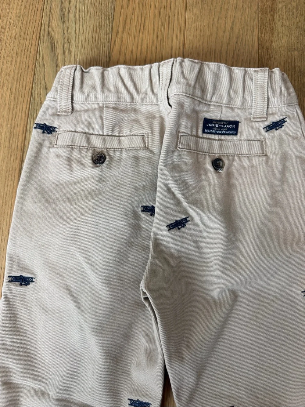 Janie and Jack school pockets chino