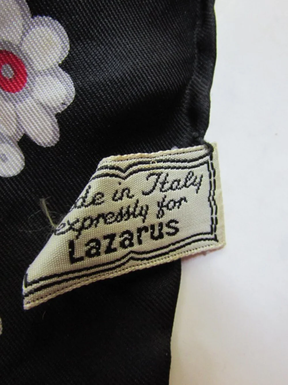 Lazarus silk scarf