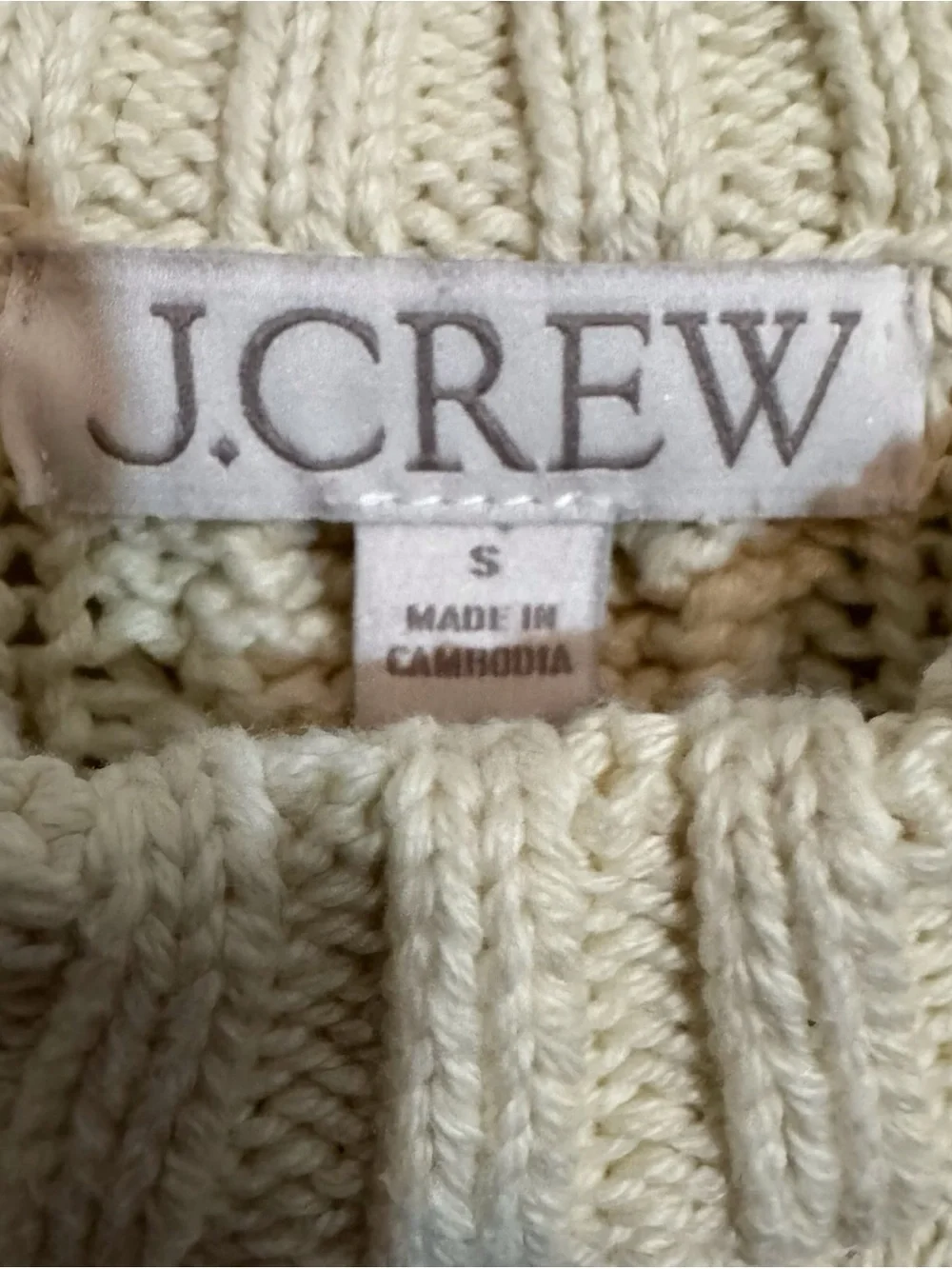 J. Crew crew cable