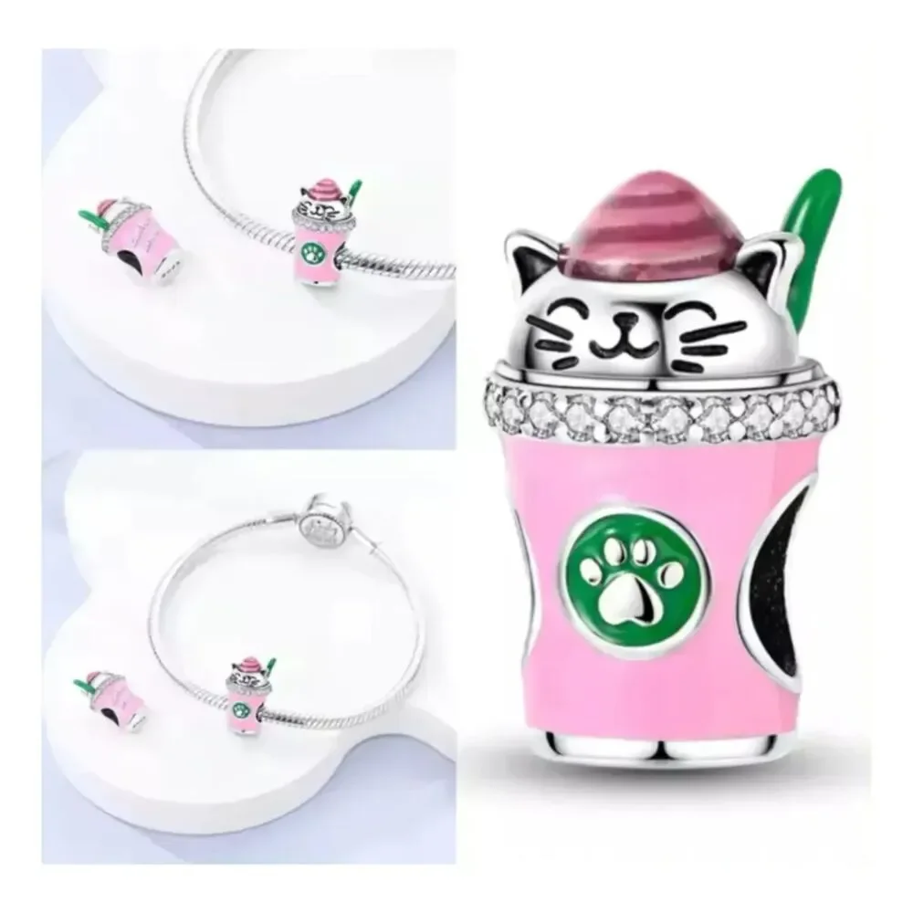 925 Sterling Silver love coffee