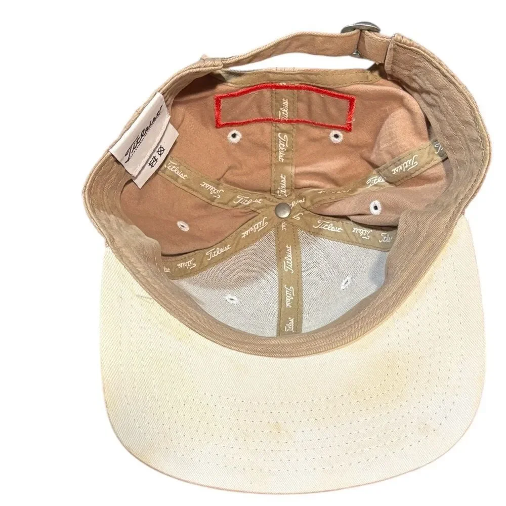 Titleist beige cap