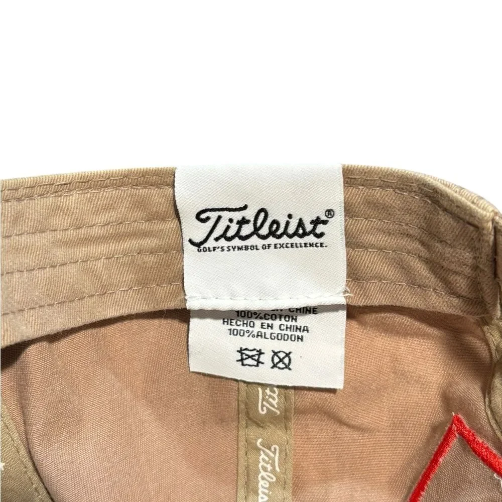 Titleist beige cap