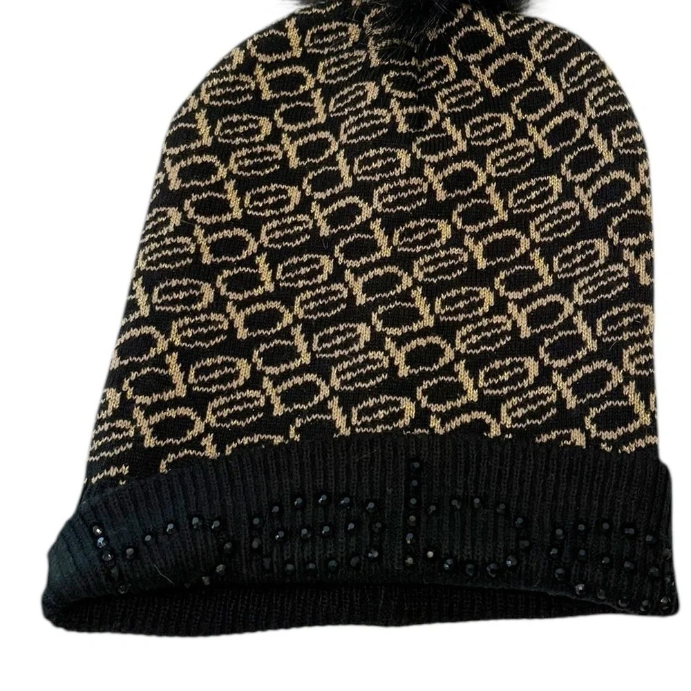 bebe black rhinestone