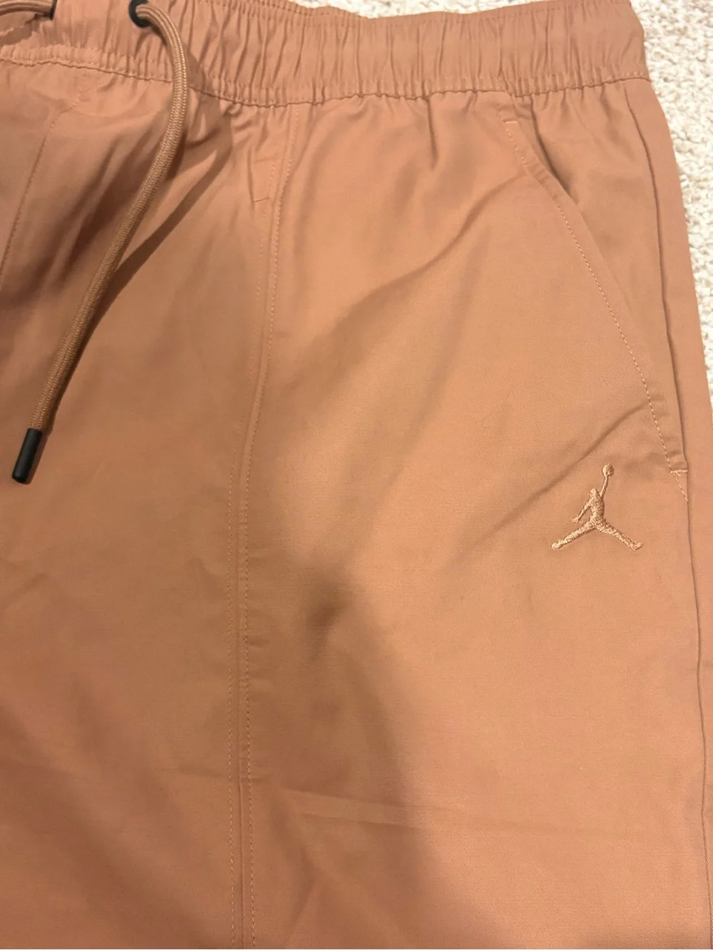 Jordan Men's Athletic Drawstring Shorts - Brown XL