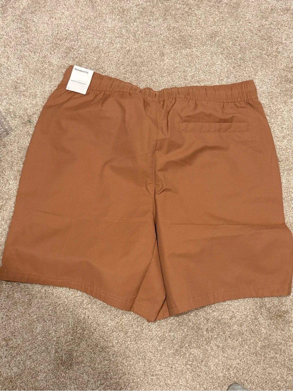 Jordan Men's Athletic Drawstring Shorts - Brown XL