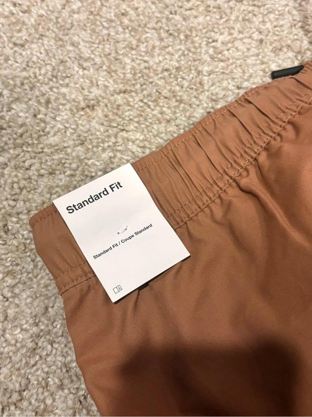 Jordan Men's Athletic Drawstring Shorts - Brown XL