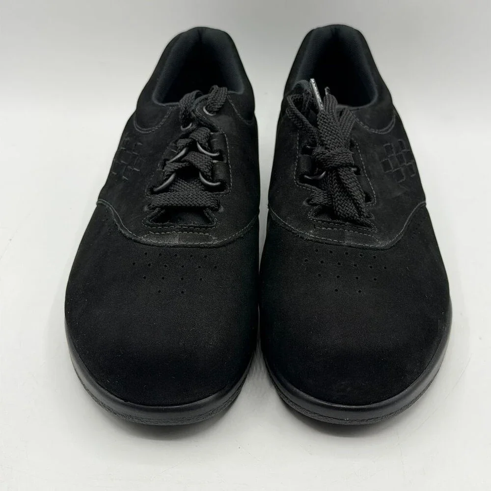 SAS Free Time 0136-095 Womens Size 7.5 Charcoal Nubuck Walking Tripad Shoes READ