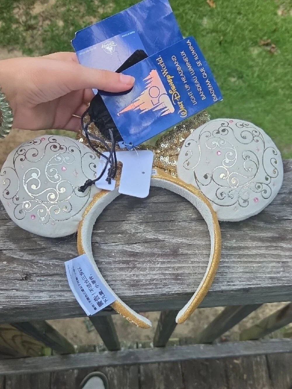 Disney shimmering gold