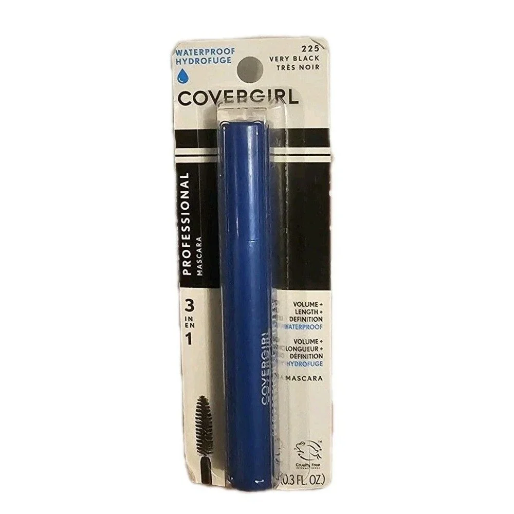 CoverGirl Professional 3-in-1 Waterproof Mascara 225 Very Black 0.3oz