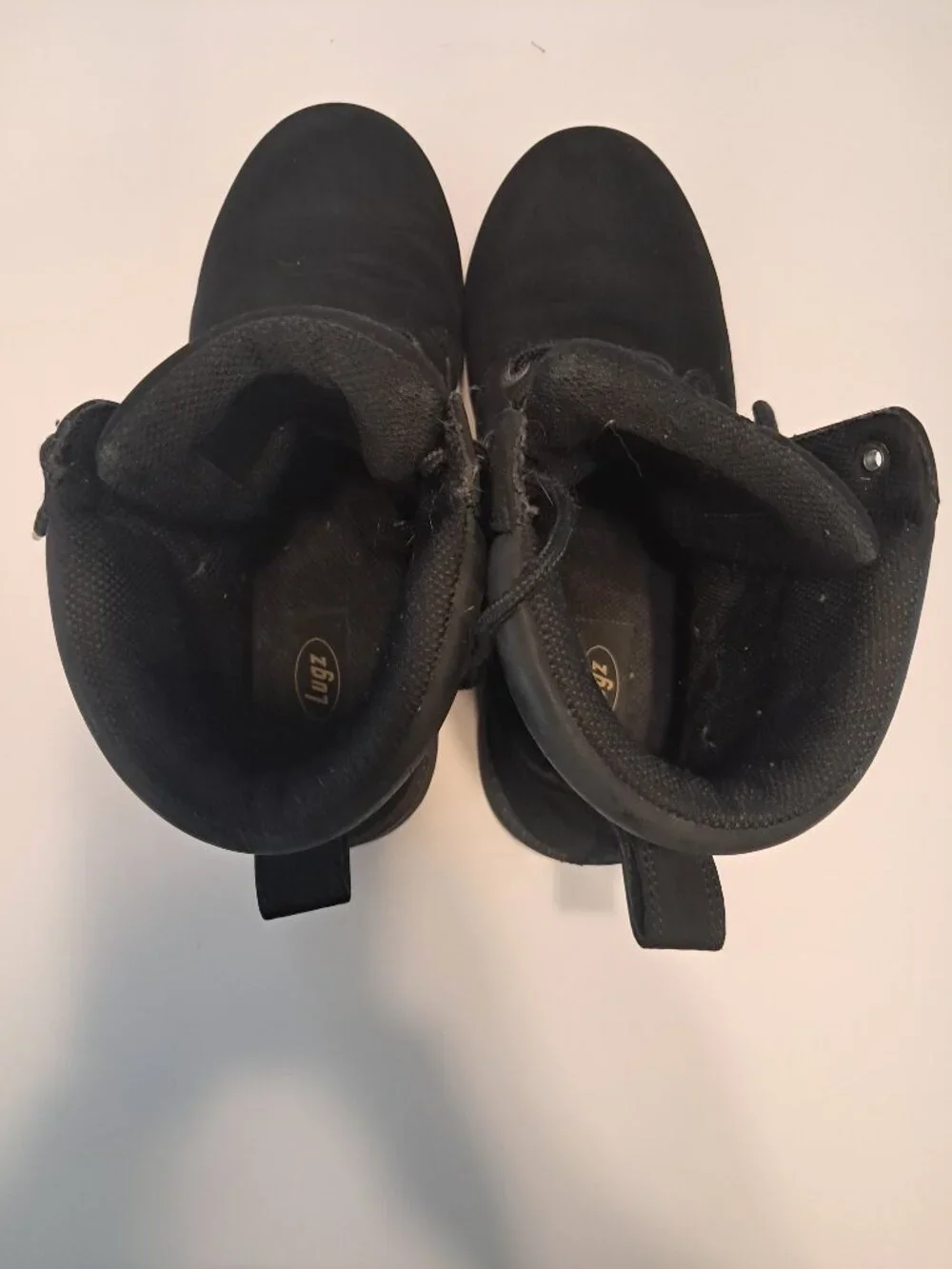 Lugz faux scuffs