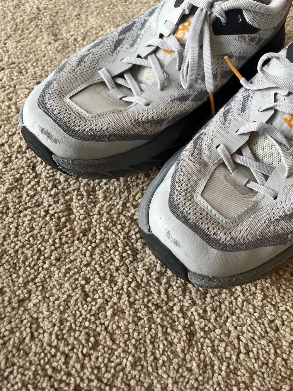 Hoka breathable mesh