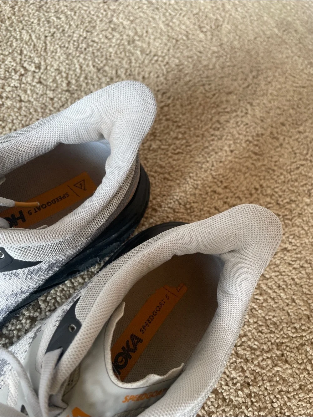Hoka breathable mesh