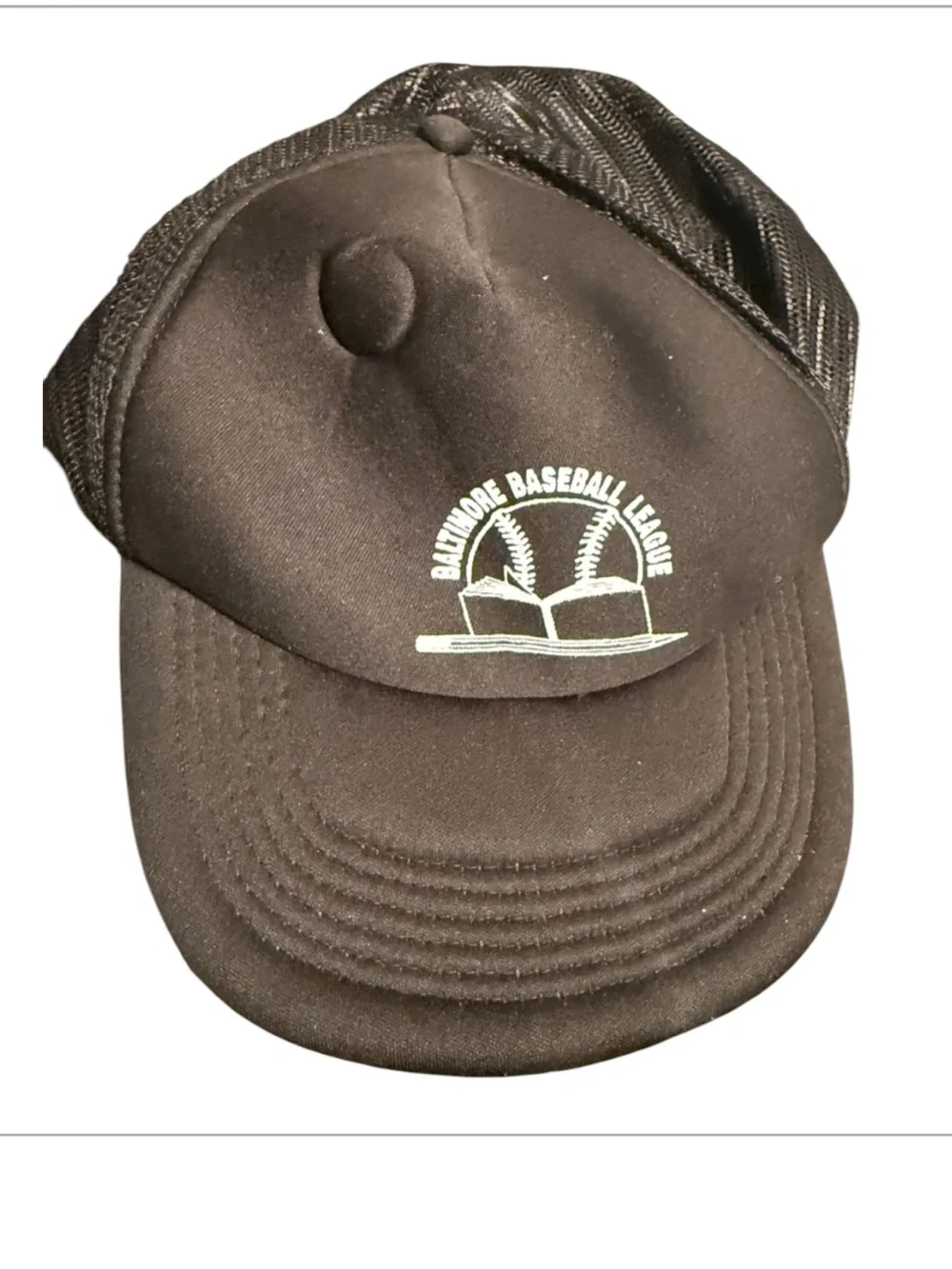 Baltimore Baseball League black mesh