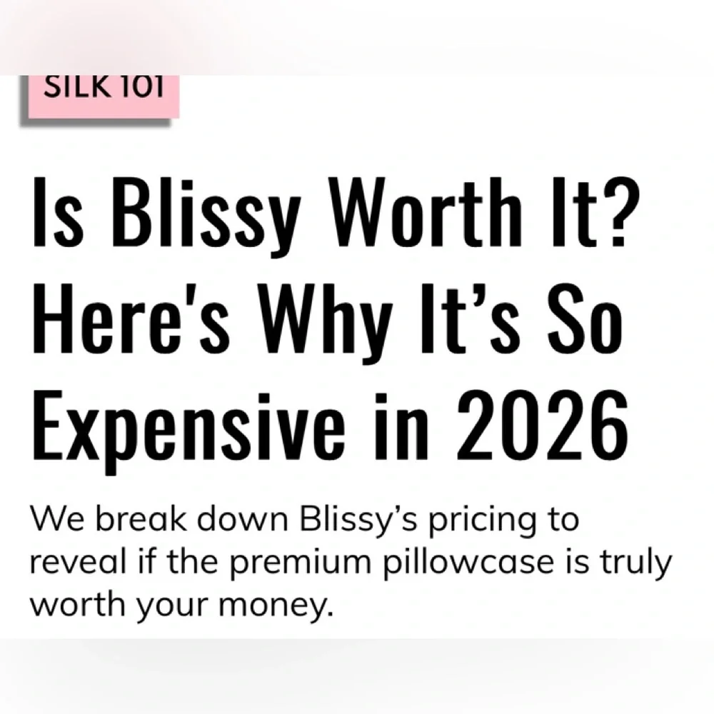 Blissy 100% mulberry