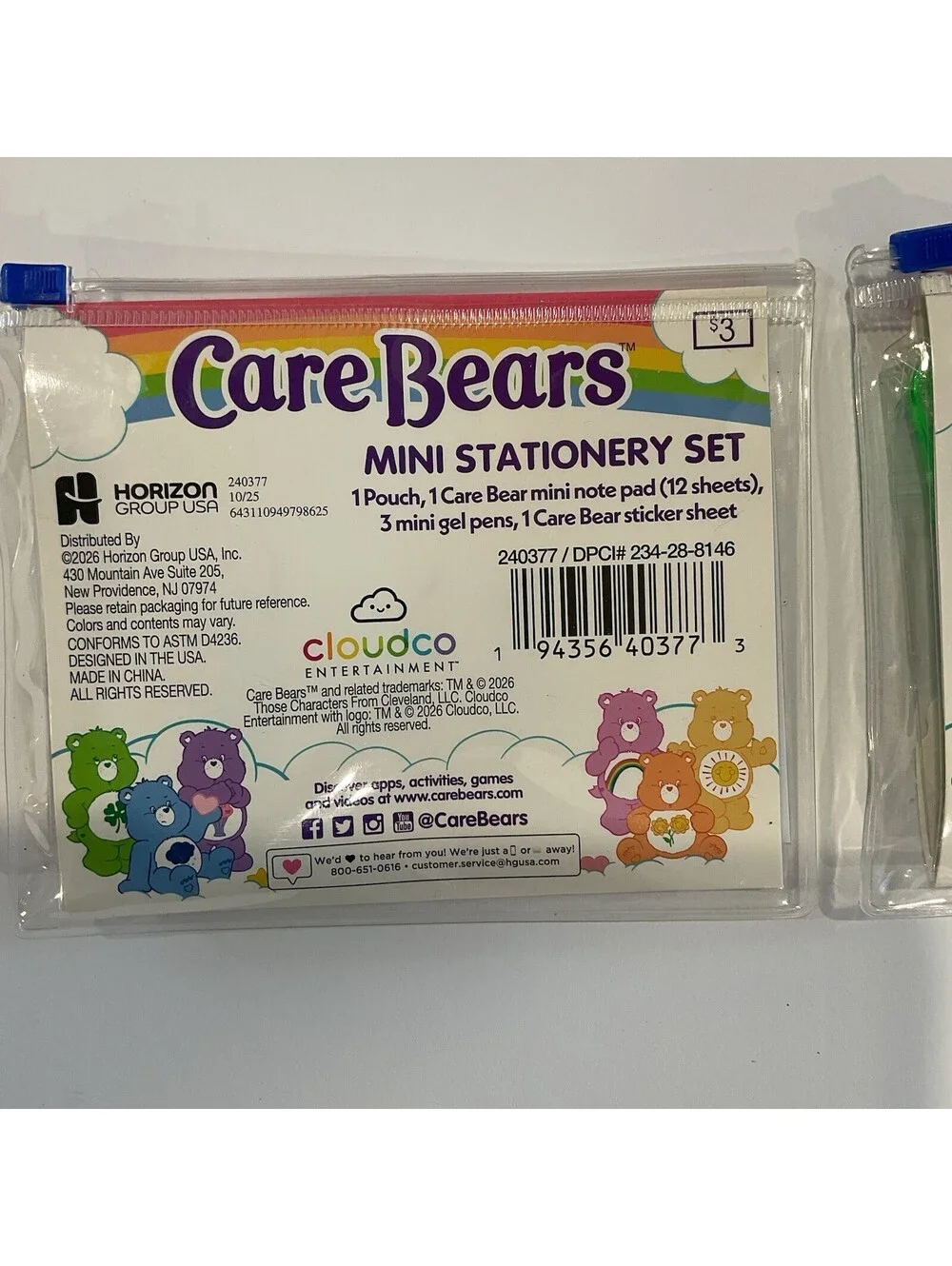 Care Bears product set