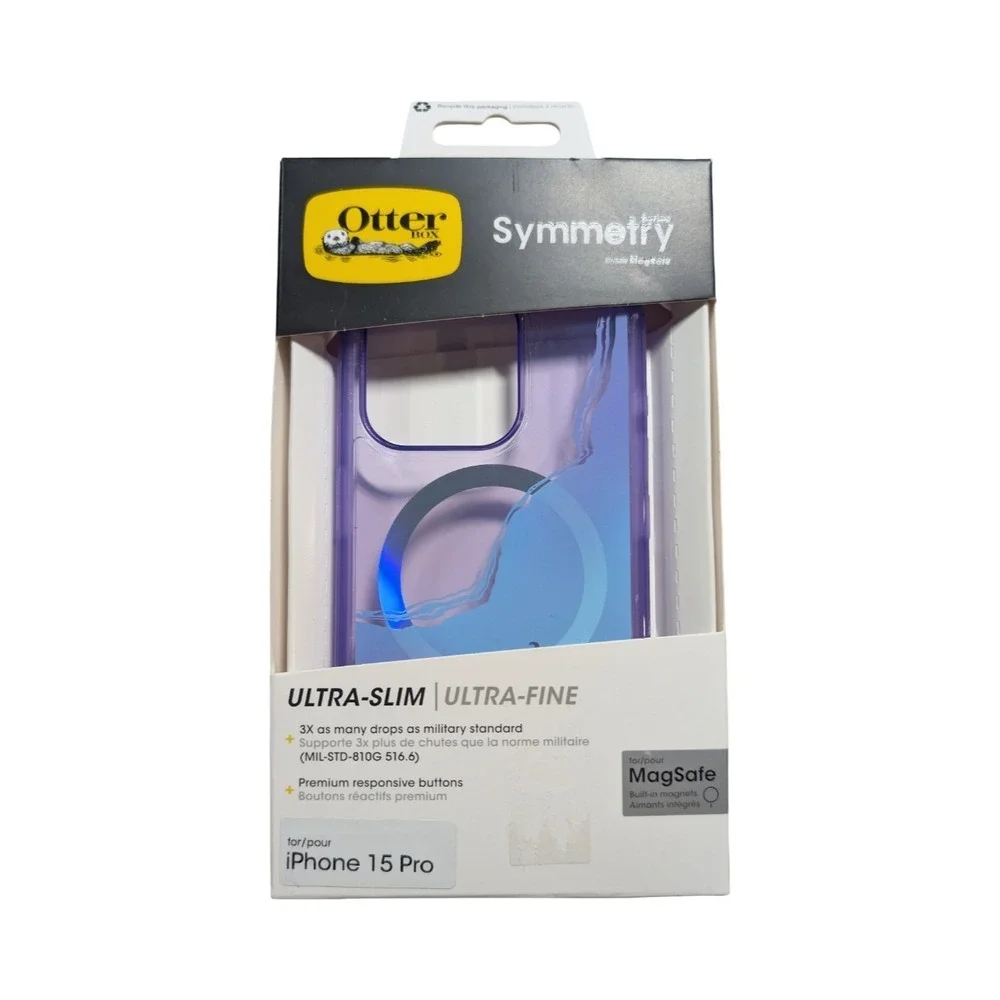 E2-N OtterBox Symmetry Slim MagSafe‎ Case Apple iPhone 15 Pro Galactic Dreaming