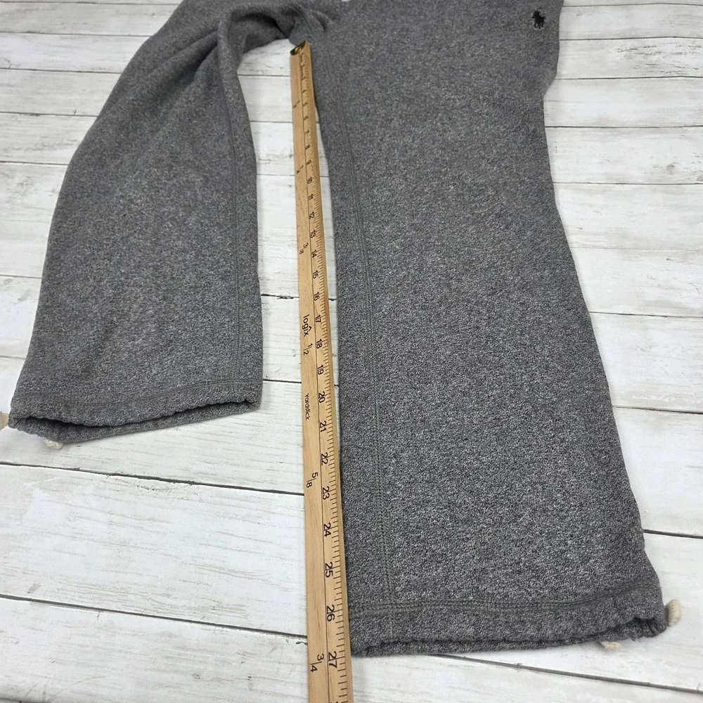 Polo Ralph Lauren Fleece Sweatpants Straight Leg Men S Gray Bungee Hem Pony