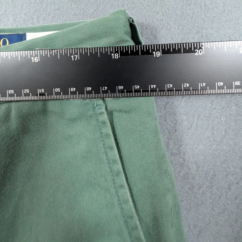 Polo Ralph Lauren Chino Pants Mens 36x32 Green Classic Fit Cotton Twill