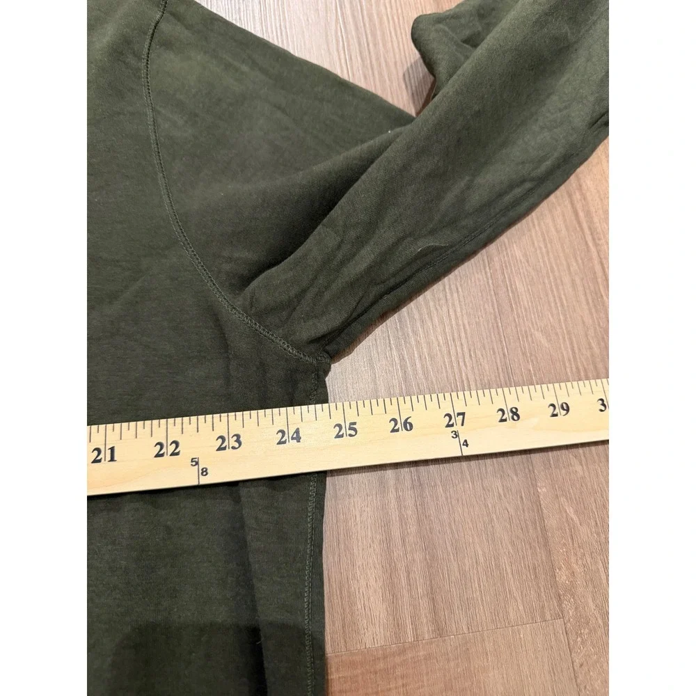 Polo Ralph Lauren Quarter Zip Pullover Mens XL Olive Green Cotton Blend Logo