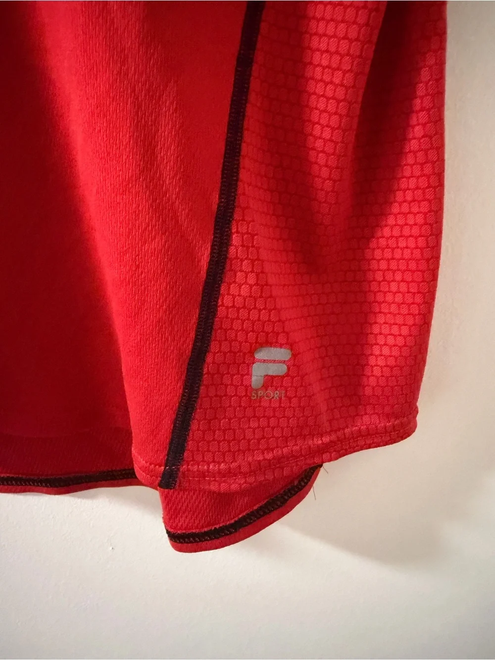 Fila Swim Rash Guard Mens S Red Like New Sleeveless Athletic Sport