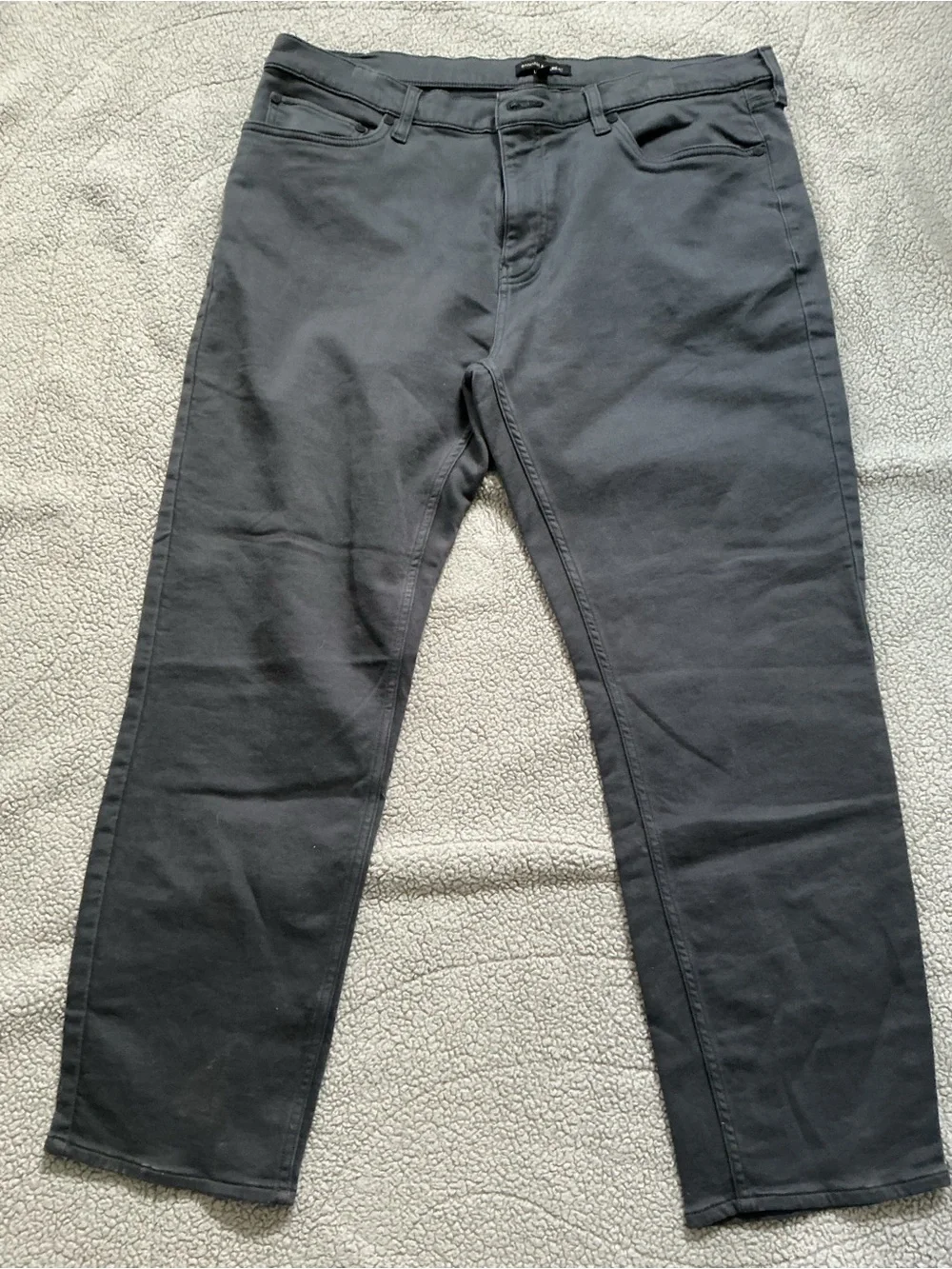 Banana Republic Men's Charcoal Gray Slim Straight Jeans