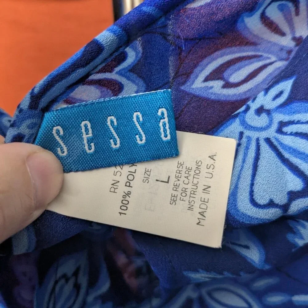 Sessa blue floral
