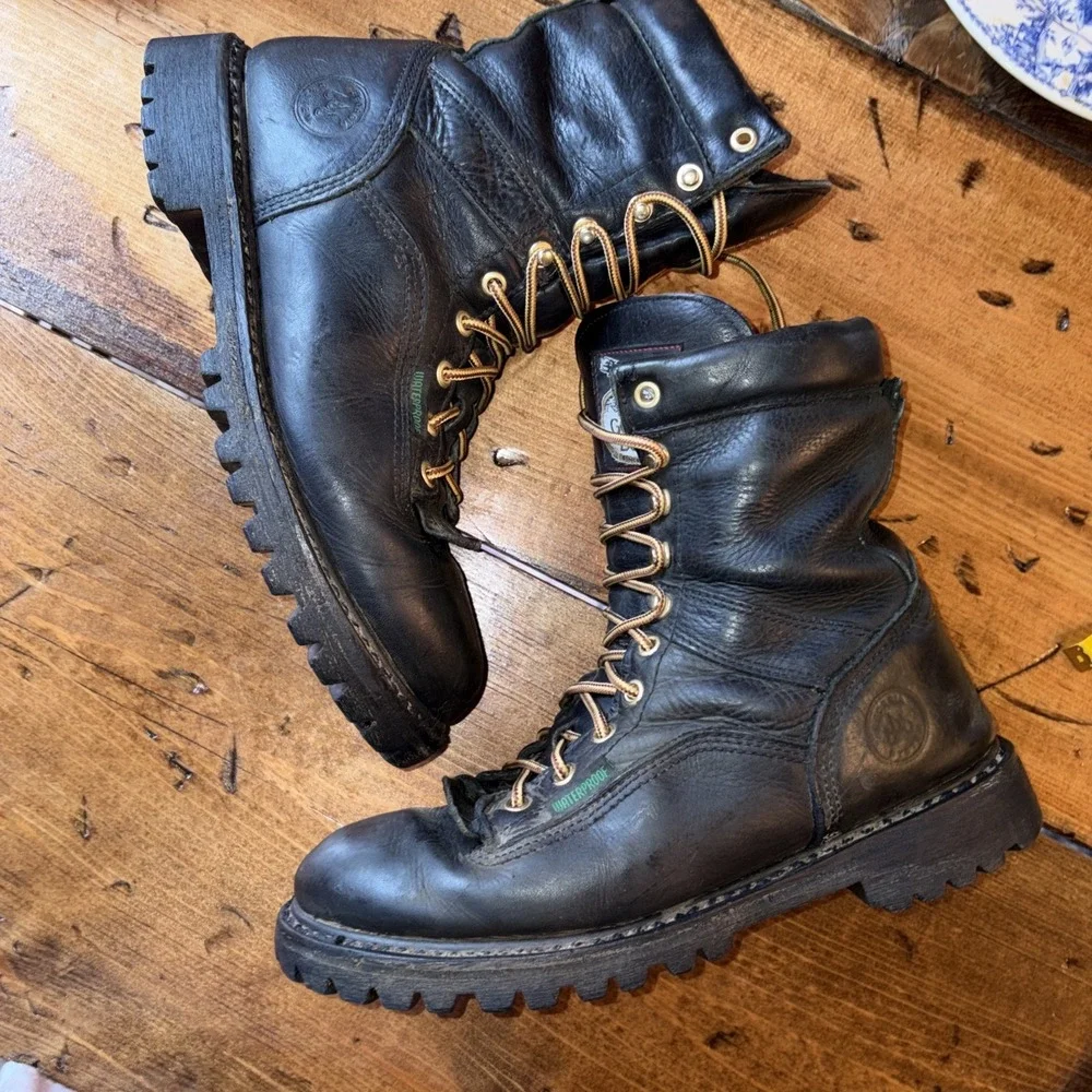 Georgia Boot Vibram Sole work styling outfits