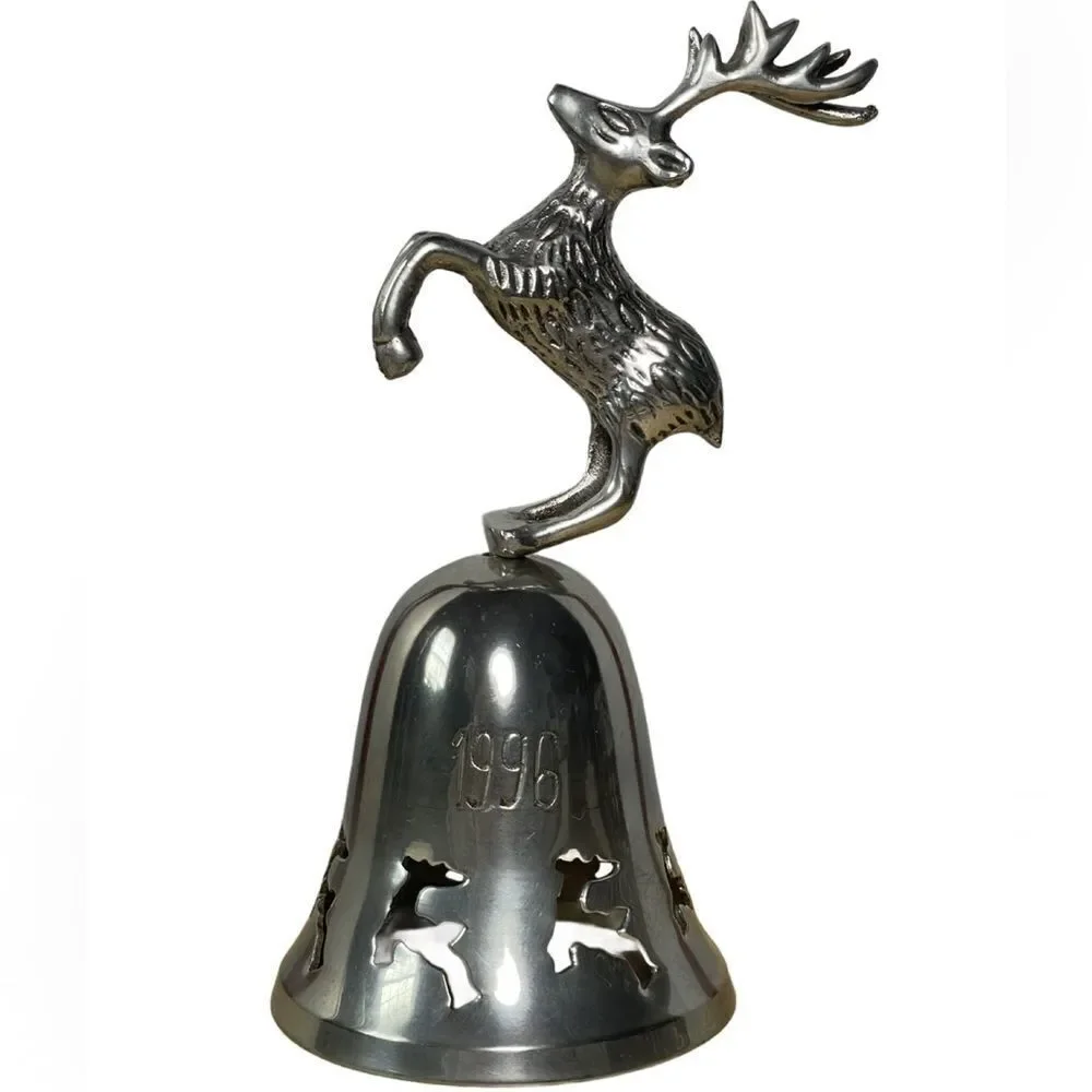 Vintage 1996 Silver Plated Christmas Bell from The International Silver Company