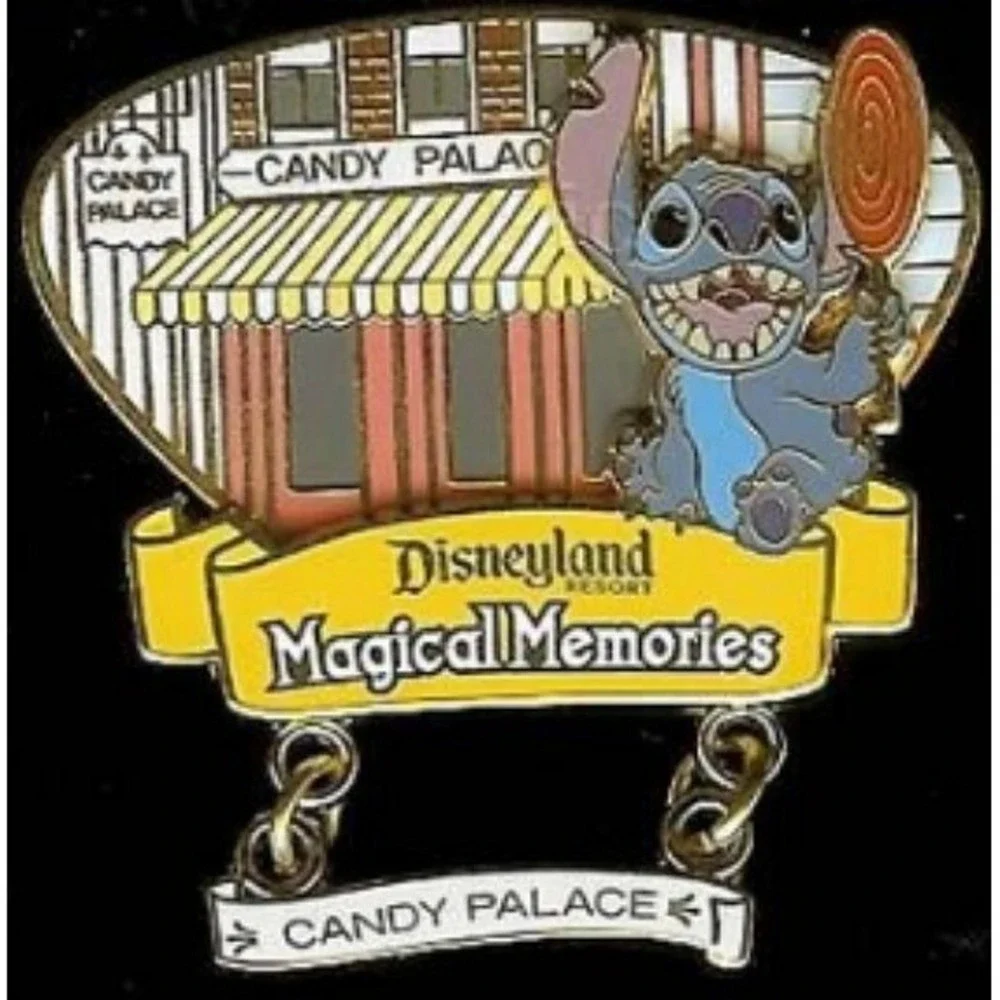 Disney Stitch Surprise Release LE Pin‎ 53875 DLR Magical Memories Candy Palace
