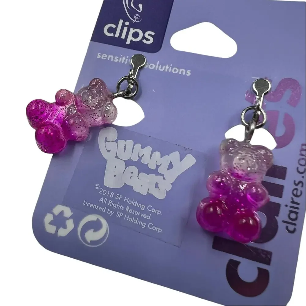Claires pink glitter