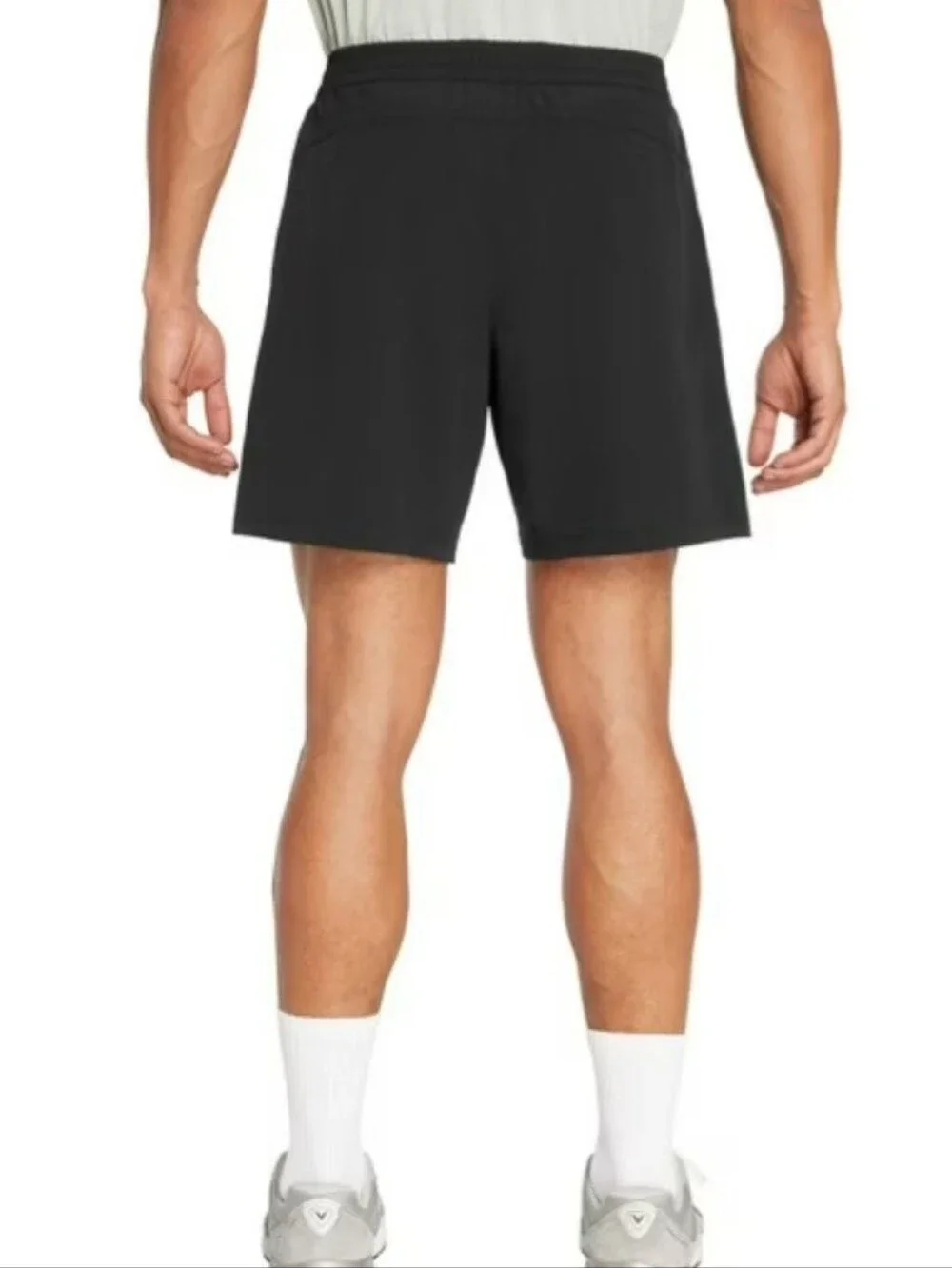 GAP Fit Mens Size Large Active Black Athletic Shorts with Elastic Waist