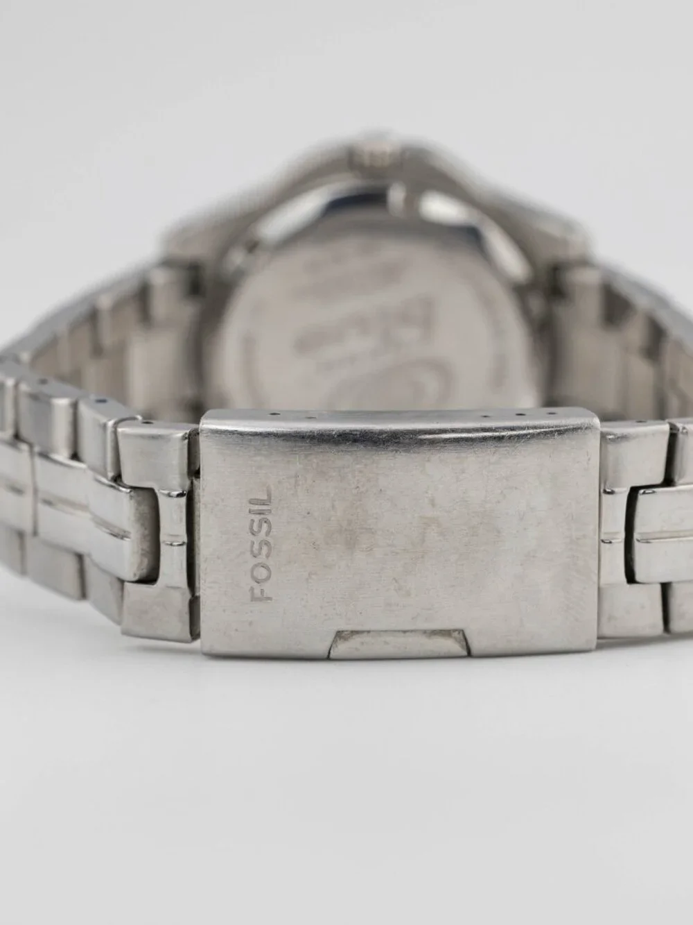 FOSSIL Blue BQ-9270 Multifunction Steel Quartz Analog Men's Watch New Battery