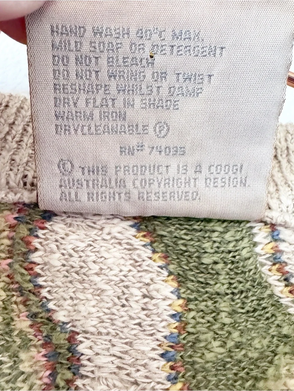 COOGI textured cardigan