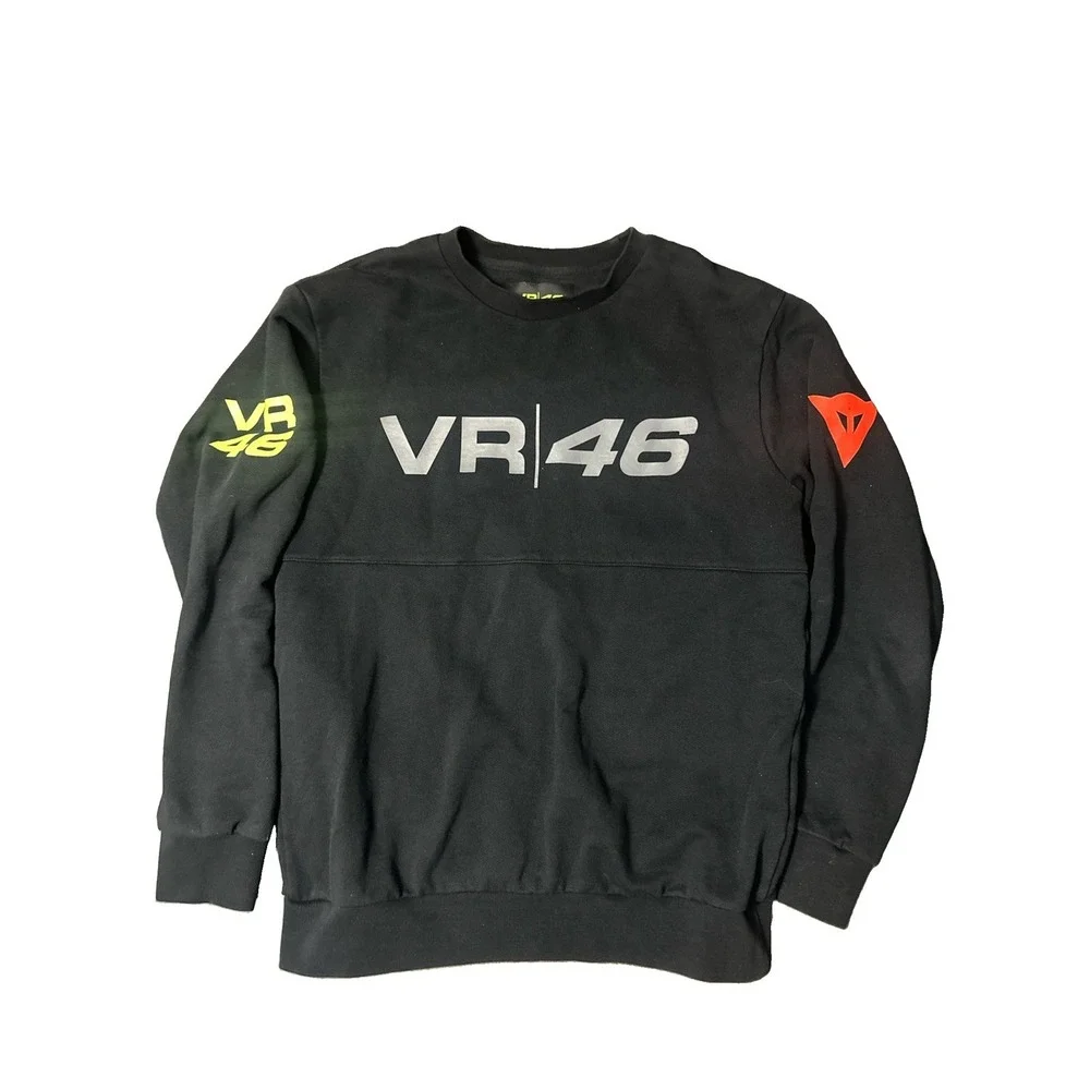 Dainese Valentino Rossi VR46 Sweatshirt Crewneck Mens Size Small Black