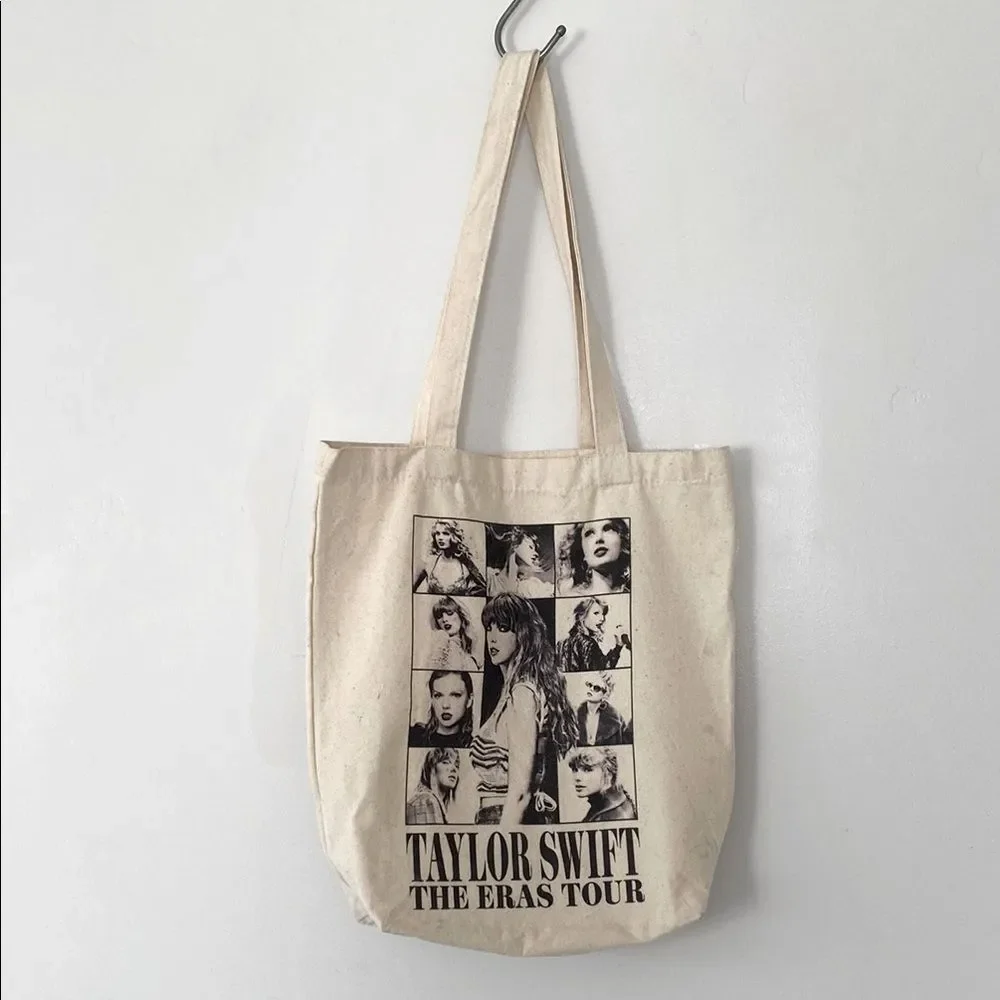 Taylor Swift Canvas Tote Bag from The Eras Tour her photo printed Like New