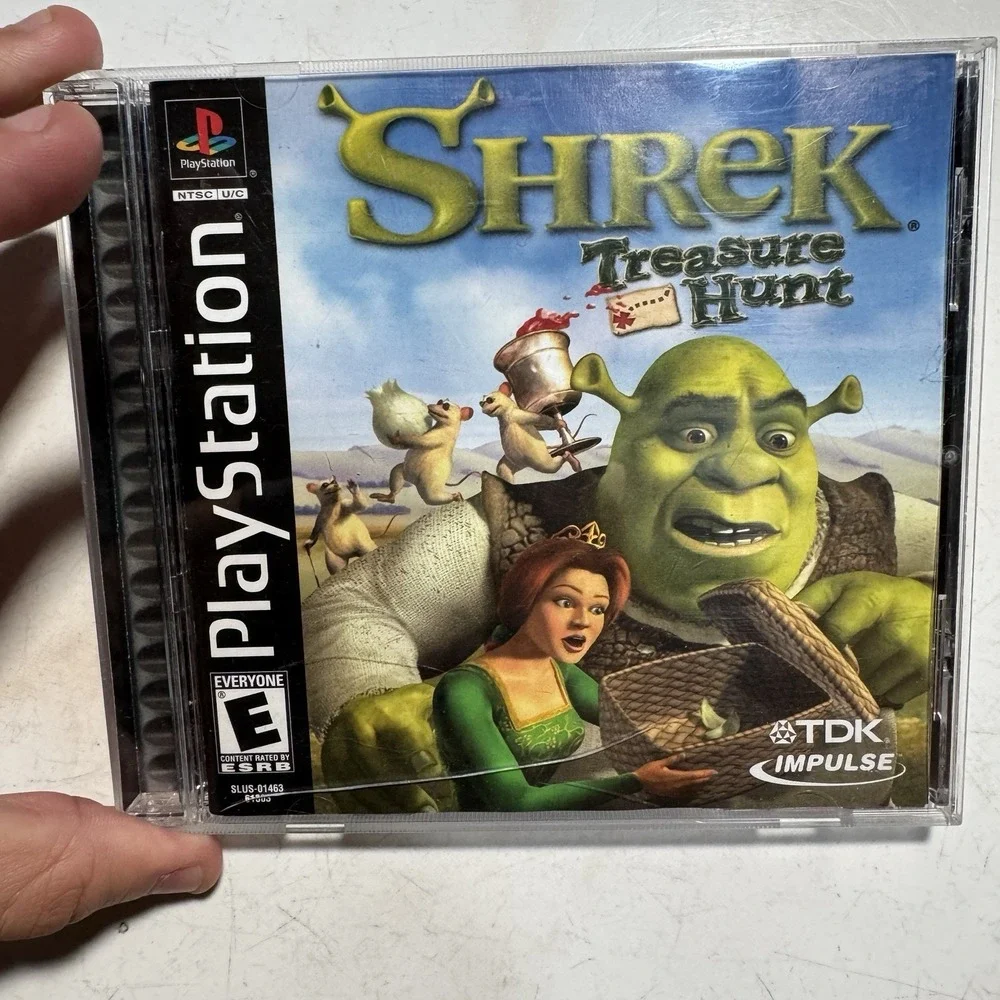 Shrek: Treasure Hunt‎ (Sony PlayStation 1, 2002) PS1 - Complete w/ Manual